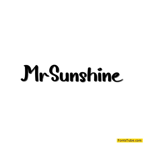 Mr Sunshine
