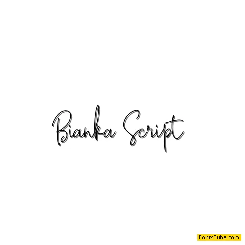 Bianka Script Font
