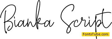 Bianka Script Font