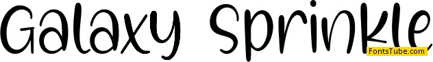 Galaxy Sprinkle Font