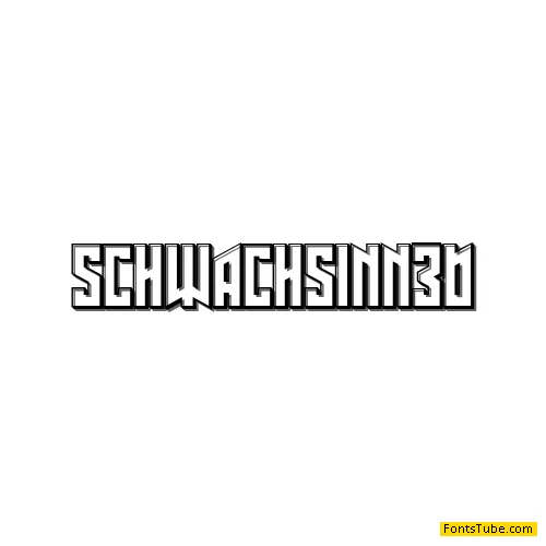 Schwachsinn Font Family
