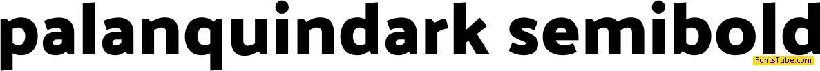 Palanquin Font Family