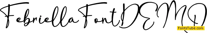Febriella - Personal Use Font