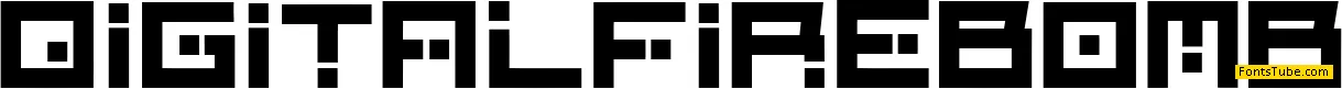Digital Firebomb Font