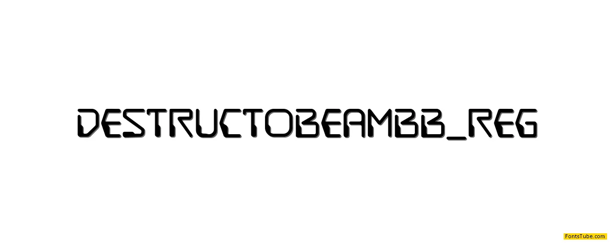 Destructo Beam BB Font Family
