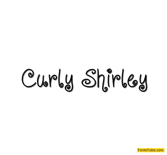 Curly Shirley Font