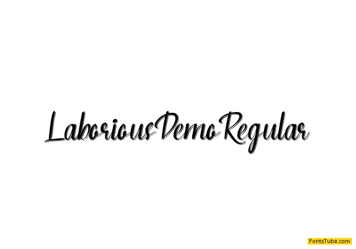 Laborious Demo Font