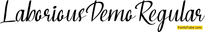 Laborious Demo Font