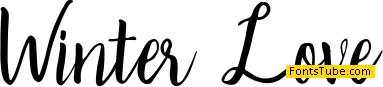 Winter Love Font