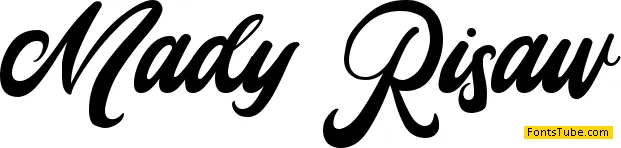 Mady Risaw Font