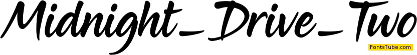 Midnight Drive Font Family