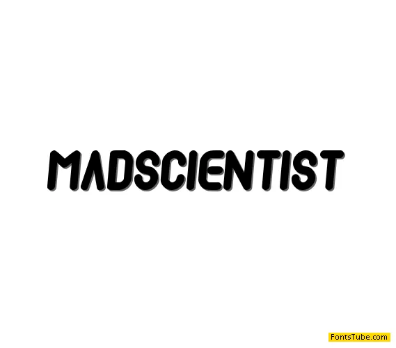 Mad scientist Font