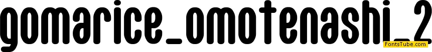 Omotenashi 2 Font