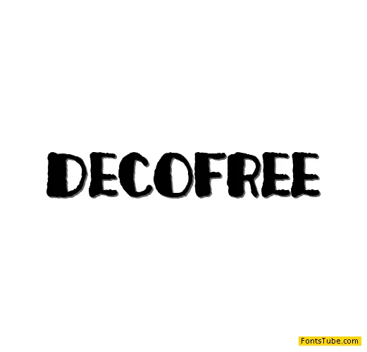Deco Freehand Font
