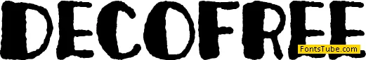 Deco Freehand Font