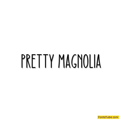 Pretty Magnolia Font