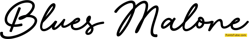 Blues Malone Font