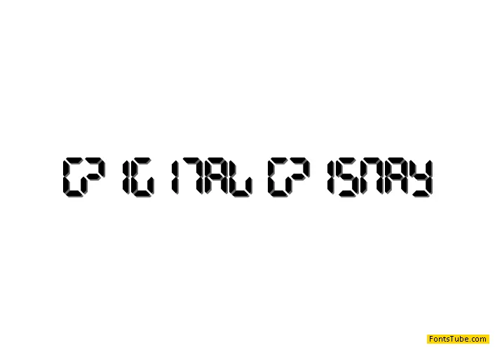 Digital Dismay Font