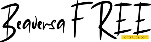 Beaversa FREE Font