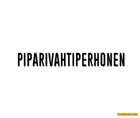 Piparivahtiperhonen Font Family