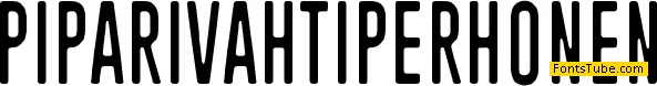 Piparivahtiperhonen Font Family