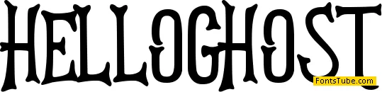 HELLOGHOST Font