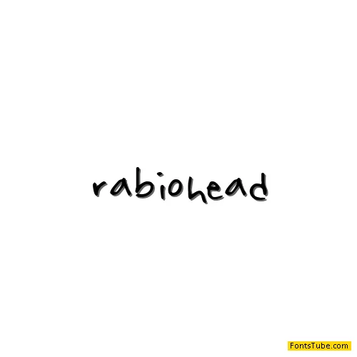 Rabiohead Font