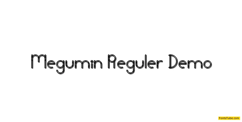 Megumin Font