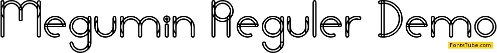 Megumin Font