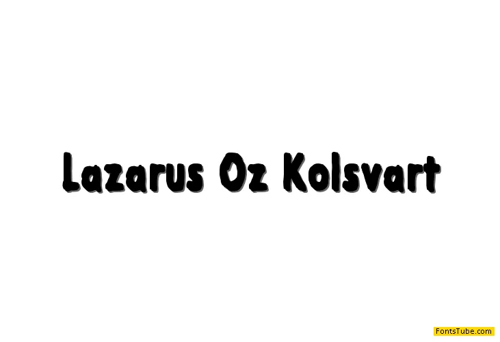 Lazarus Oz Font Family