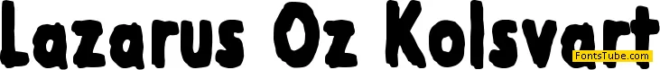 Lazarus Oz Font Family