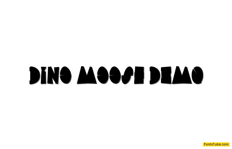 Dino Moose DEMO Font
