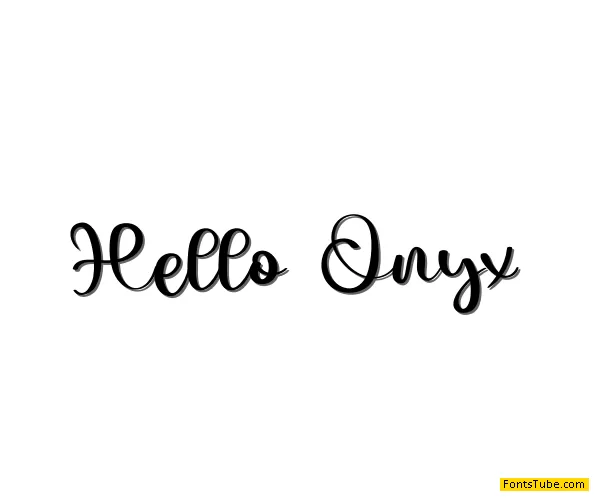 Hello Onyx