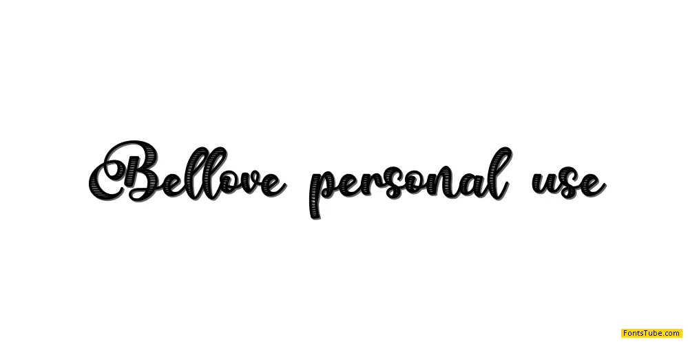 Bellove Font