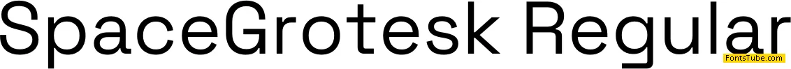 Space Grotesk Font Family
