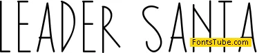 Leader Santa Font