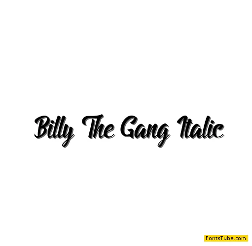 Billy The Gang Font Family