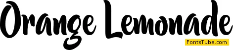 Orange Lemonade Font