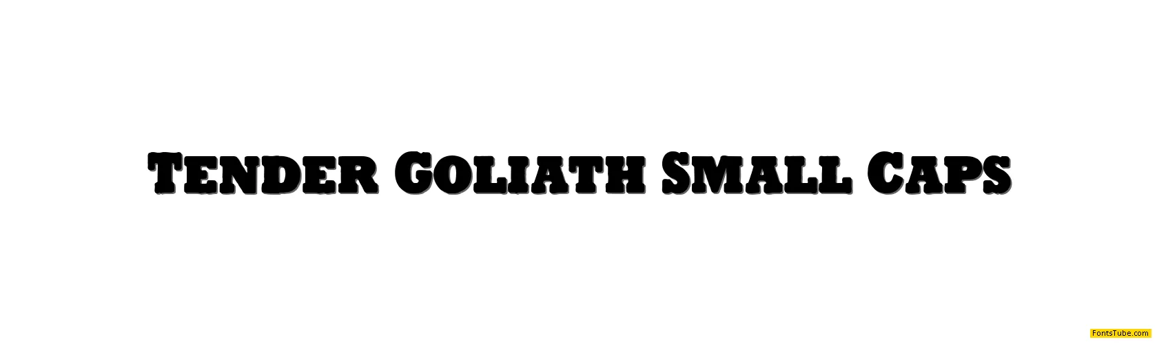 Tender Goliath Font Family