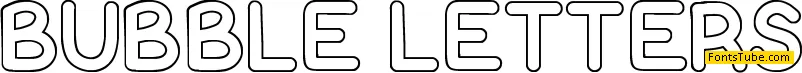 Bubble Letters Font