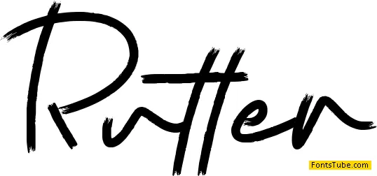 Rutter Font
