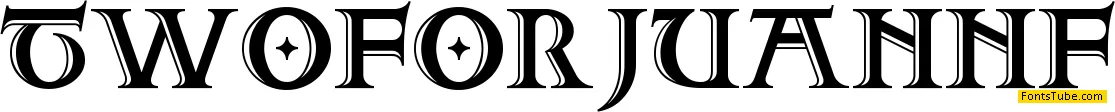Two For Juan NF Font