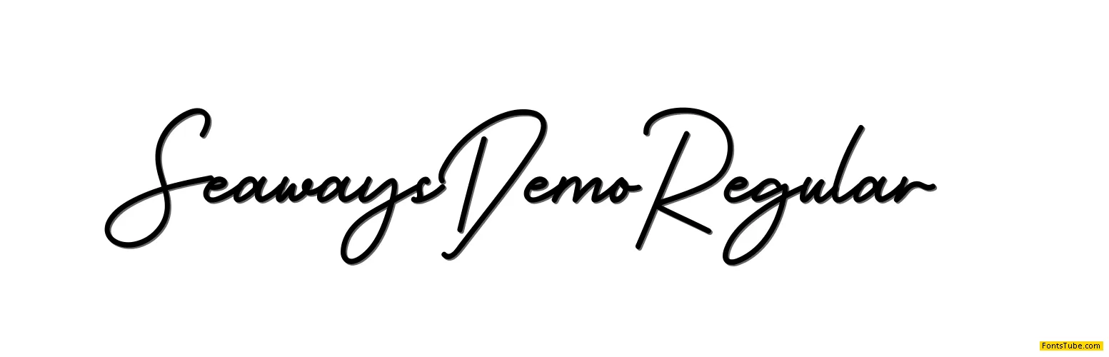 Seaways Demo Font