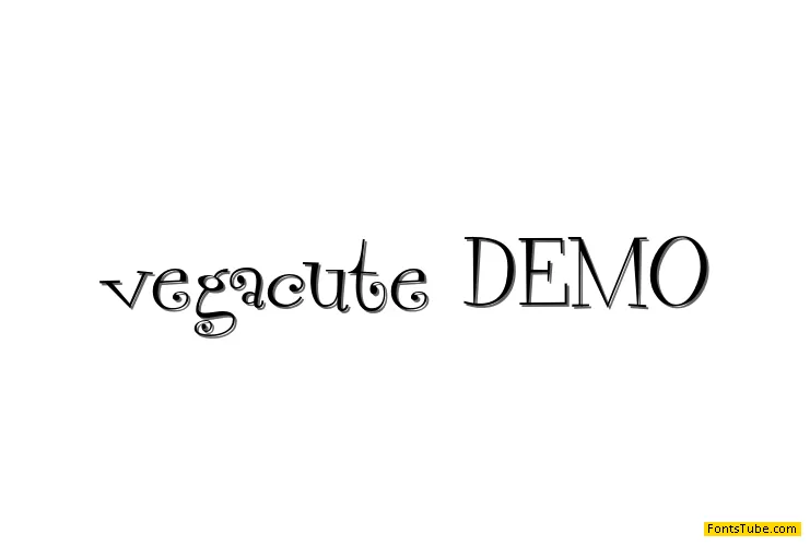 Vegacute DEMO Font