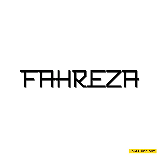 FAHREZA Font