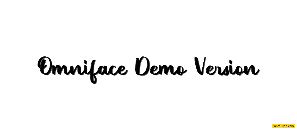 Omniface Demo Version Font