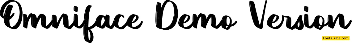Omniface Demo Version Font