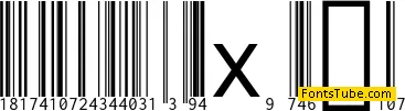 Libre Barcode EAN13 Text