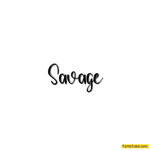 Savage Font