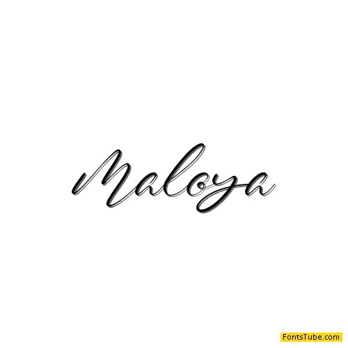Maloya Font